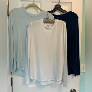 BUNDLE! 3 Banana Republic Luxespun Long Sleeve Sweaters EUC